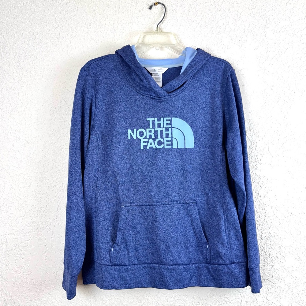 The North Face Heathered Blue Pullover NWOT Women’s Large